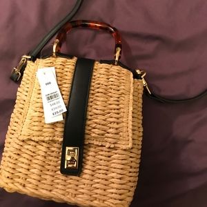 Wicker Mini Purse, Cross Body